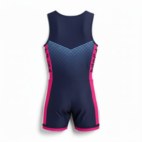 Combinaison de Rame Personnalisée en Polyester Spandex avec Impression par Sublimation, Sans Manches, Séchage Rapide, Unisexe