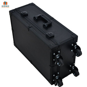 حقيبة نقل محمولة مخصصة من الألومنيوم لطاولة دي جي ومشغل أسطوانات الفينيل ومكبرات الصوت - Product Image 2