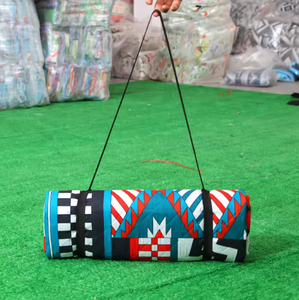 เสื่อปิกนิกอัลตราโซนิกที่เป็นมิตรกับผิวหนัง ทำจากผ้าฝ้ายโพลีเอสเตอร์ที่มีความยืดหยุ่นสูง เหมาะสำหรับการเดินทางและการท่องเที่ยวในทุกฤดูกาล - Product Image 5