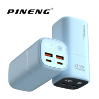 PINENG PN-739PD Mini Power Bank 20000mAh 22.5W Chargeur portable à charge super rapide Batterie externe compacte pour les voyages
