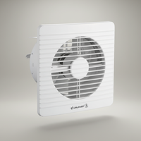 Ventilateur d'extraction de cuisine mini JINLING 4 pouces 12W de l'usine chinoise, haut débit d'air, silencieux 45dB, fixation sur fenêtre en verre, garantie 3 ans pour usage domestique