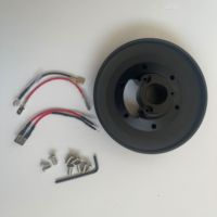 Kit d'adaptation de moyeu de volant court en aluminium noir et cuir à dégagement rapide pour E36/E39 318/325/328/840/850 M3 Z3