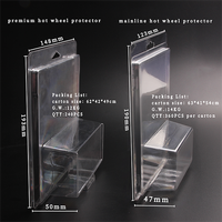 Boîte de protection de roues de voiture en PET/PVC transparent, écologique, pour emballage sous blister, taille/couleur personnalisées, utilisation pour bougies, vente en gros