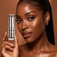 Fond de teint liquide OEM ODM 30 ml, écran solaire végétalien, couvrance totale, léger, hydratant, teinte transparente pour la peau avec SPF 55