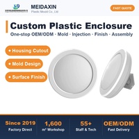 Boîtier en plastique pour pont sans fil haute puissance, durable et de haute précision, boîtier AP de plafond, usine de moulage par injection ABS sur mesure