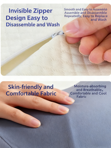 2025 Nueva almohada ortopédica de lujo de espuma viscoelástica para el cuello alivio del insomnio almohadas terapéuticas médicas transpirables ergonómicas 2025 - Product Image 6