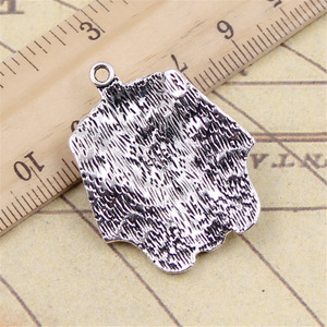 Ciondoli re egiziano Tutankhamen 36x28mm pendenti Color argento antico che fanno fai da te a mano tibetana che trovano gioielli - Product Image 3
