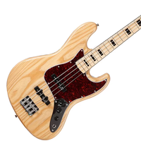 Magna Brand Direct Model MJB-03 4-String Jazz Bass Fretless Design Solid Top Maple & Ash Matt Finish