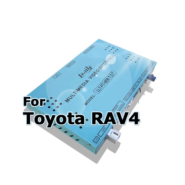 Android Wireless Carplay Auto Navigation Interface Box for Toyota RAV4 Highlander 2018-2022 Video Interface Lsailt