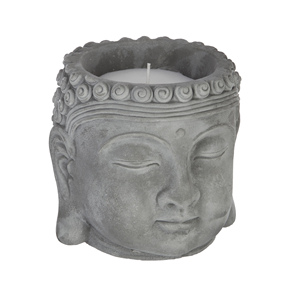 Porte-bougie Bouddha avec bougie - Product Image 1