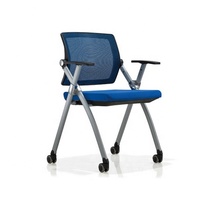 Chaise de bureau ergonomique pliable et mobile LEADCOM BAYLOR LS-546AT en tissu moderne pour salle de formation - En promotion