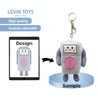 Accessoires porte-clés en peluche personnalisés Animaux mignons en peluche Cadeaux de promotion Animaux en peluche Pendentif de sac en peluche 10cm Petit porte-clés