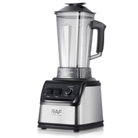 Raf 2600W High Speed Blender Met 6 Bladen En 24000Rpm Motor Voor Vlotte Menging En Snelle Start Gemakkelijk Schoon Te Maken Ontwerp
