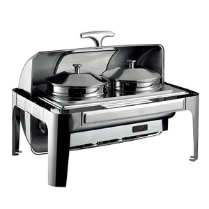 Chafing Dish Buffet Set Luxury Buffet <strong>Food</strong> Warmer Party Supplies Buffet <strong>Food</strong> Display <strong>Stand</strong> Stainless Steel Chafing Dish - Product Image 1
