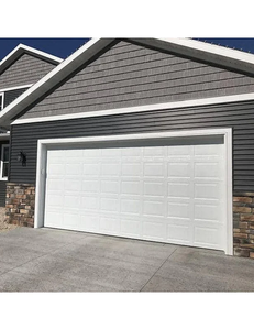 Porte de <span class=keywords><strong>garage</strong></span> isolée en panneaux sandwich USA 9*8 16*8, panneaux courts et longs encastrés, porte de <span class=keywords><strong>garage</strong></span> résidentielle - Product Image 1