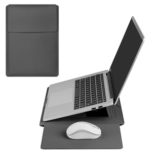 Funda para Portátil 3 en 1 al por Mayor con Soporte Integrado y Alfombrilla para Ratón, Funda de Cuero PU para Portátiles de 14-16 Pulgadas en Stock, 1 Año de Garantía - Product Image 2