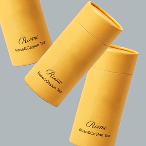 Custom Logo Biodegradable Kraft Round Cylinder Paper Tube Compostable Underwear Tube Packaging