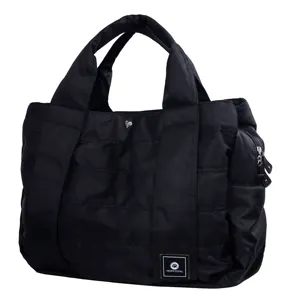 Large capacity space cotton thicken tote storage travel bag with zipper compartment suit for short distance