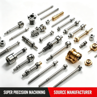 Mesin Bubut CNC Presisi Khusus 5 Axis, Mesin Penggilingan, Part Baja Tahan Karat, Pemesinan CNC, Part Aluminium Kecil