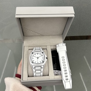 Custom Large Dial Casual Ultra Thin Fashion Clocks Plastic Watches Men's Sketch Watches Quartz Watches Luxury <b>Gift</b> <b>Box</b> Set - Product Image 2
