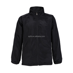 Premium Soft Polyester Waterproof <strong>Black</strong> <strong>Rain</strong> Coat <strong>Rain</strong> <strong>Jacket</strong> With Custom logo - Product Image 1
