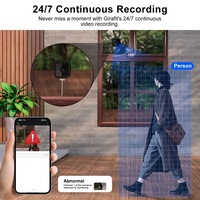 Cámara de Seguridad Mini Wifi Hopeway 2MP 2.4G 5G para Ventana, Visión Nocturna IR Interior, Alarma de Movimiento, Grabación de Audio y Video, IP CCTV