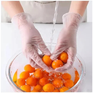 Gants jetables transparents en vinyle PVC sans <span class=keywords><strong>poudre</strong></span> pour service alimentaire Gants en vinyle de qualité alimentaire Intco - Product Image 5