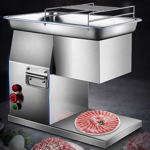 Mesin Pengiris Daging Listrik Jz Stainless Steel Komersial untuk Daging Segar