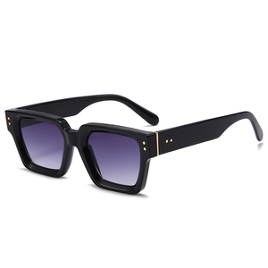 Gafas de Sol Cuadradas Vintage Negras 8623, Gafas de Sol de Lujo Personalizadas para Mujer y Hombre, Gafas de Sol de Diseñador de Marca 2023 - Product Image 4