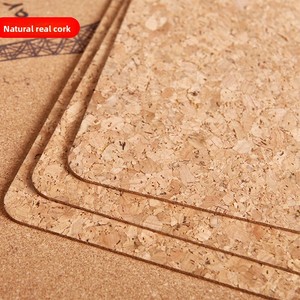 Set de table rectangulaire <span class=keywords><strong>en</strong></span> liège naturel, résistant à la chaleur, écologique, antidérapant, avec logo personnalisé, décoration de table à manger - Product Image 4