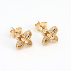Pendientes en forma de flor (con 1