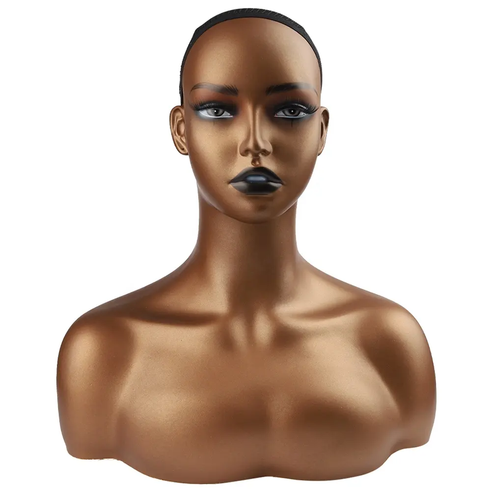 ARLANY Wig Mannequin Head with Shoulders Women's Heads Mannequin For Wigs Display Mannequin Head with Makeup