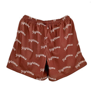 Summer Outdoor comfort Men's Mesh <b>Shorts</b>, Custom <b>Zipper</b> Pocket Mesh <b>Shorts</b> With Drawstring for Men - Product Image 1