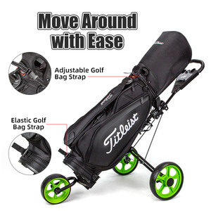 Chariot de golf portable multifonction à 3 roues détachable PLAY QBLC02 - Product Image 2