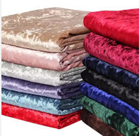 Tissu en velours diamanté doré, suède lustré, tricoté en trame, 100% polyester, extensible dans les quatre sens, respirant, imprimé, gaufré, textile de maison