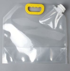 Botella de Agua Plegable de Plástico Transparente Portátil para Exteriores de 5L - Product Image 2