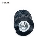 Brosse à chaîne industrielle à 360 degrés, brosse à bobine interne et brosse annulaire personnalisables OEM pour le nettoyage
