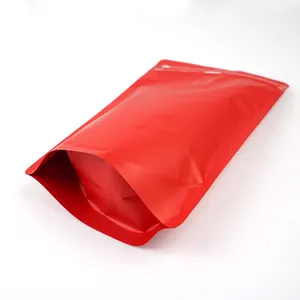 Custom Aluminum Foil Ziplock Storage Bag Waterproof Self-Seal Stand Pouch for Food & Craft Keep Fresh Ziplock Plastic Packaging