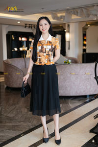 AVJ333 moderne femmes mode jupe haute couture par neige tissu coréen bonne forme rétention, pas de rides Offre Spéciale 2025 - Product Image 6