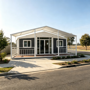 Maisons préfabriquées en conteneurs, conçues sur mesure, directement de l'usine, avec chambre, salle de bain, cuisine et terrasse, pour y vivre - Product Image 1
