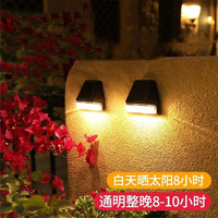 Applique solaire extérieure Patio Jardin Décoration IP65 Étanche Led Appliques Murales Glace Brique Lustre Luz solar LED