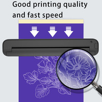 Printer Tato Termal Mini Uyin ST80 dengan Ukuran A4 Portabel Tanpa Tinta untuk Tato Foto Sementara Tersedia