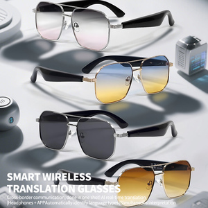 GY300 Double Magnetic Charging Anti Ultraviolet Smart <strong>Glasses</strong> Smart Wireless Ai Intelligent Translation <strong>Glasses</strong> - Product Image 5
