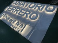 Lettres en acier inoxydable 3D personnalisées rétroéclairées, étanches, pour extérieur, logo métallique, enseigne publicitaire pour devanture de magasin, signalétique commerciale