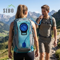 Poche à eau tactique imperméable pour la randonnée, résistante à la chaleur, écologique, en TPU de qualité alimentaire, pliable, 2L