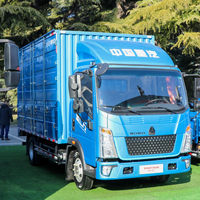Camion électrique SINOTRUK HOWO avec batterie CATL 165 kWh |   Fourgon utilitaire électrique haute performance |   Camionnette de 4,15 m pour la livraison du dernier kilomètre