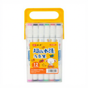 Lot de 12 marqueurs permanents en plastique pour dessin et <span class=keywords><strong>croquis</strong></span> - Modèle MP060 - Vente en gros usine - Product Image 5