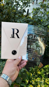 Enveloppe d'Invitation de Mariage en Acrylique A5 Transparente, Luxe Élégante, pour XV Ans / Douze Ans, Princesse, Impression Intégrale, pour Quinceañera - Product Image 6