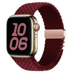 9#burgundy [rose gold buckle]