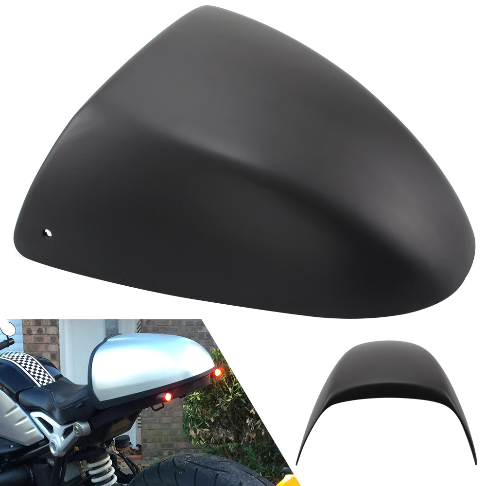 For TRIUMPH THRUXTON 900 BMW R NINET Honda CB400 Matte Black Retro Custom Rear Seat Cowl Cover Tail Tidy Fairing Cover